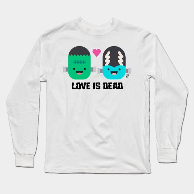 LOVE IS DEAD Long Sleeve T-Shirt by toddgoldmanart